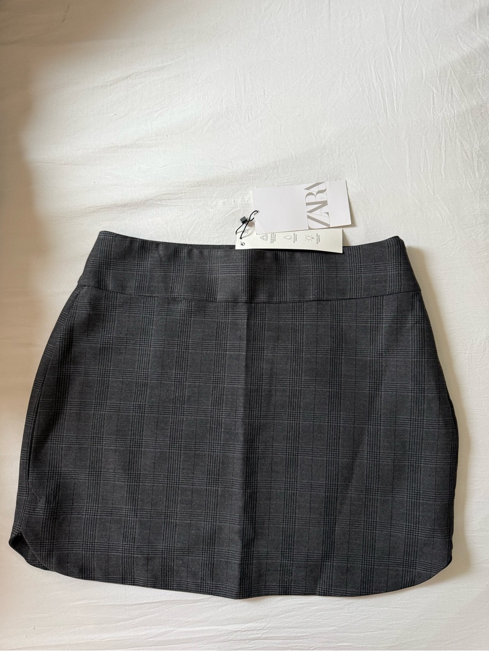 NWT ZARA Plaid Mini Skirt
